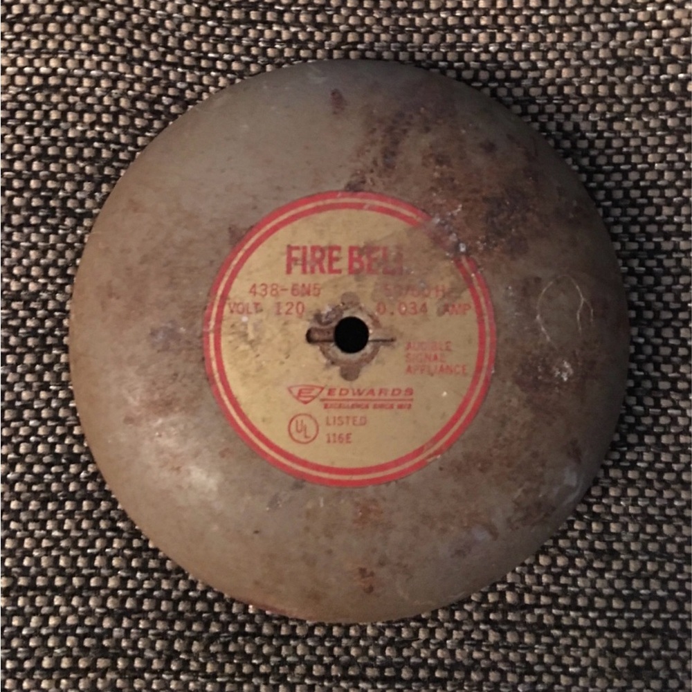 Edwards Cast Iron Fire Bell Cover